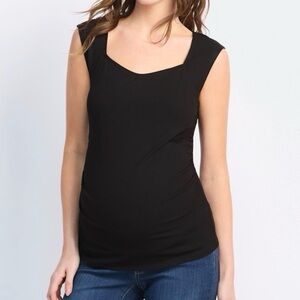 Gilli Elegant Black Sleeveless Top